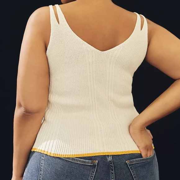 NWT Anthropologie Pilcro Double Strap Sweater Tank - Picture 4 of 4